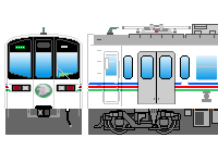 近江鉄道800系（その2）のペーパークラフトへ