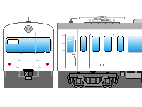 塗り絵な赤電No.451のペーパークラフトへ 塗り絵な赤電No.451のペーパークラフトへ