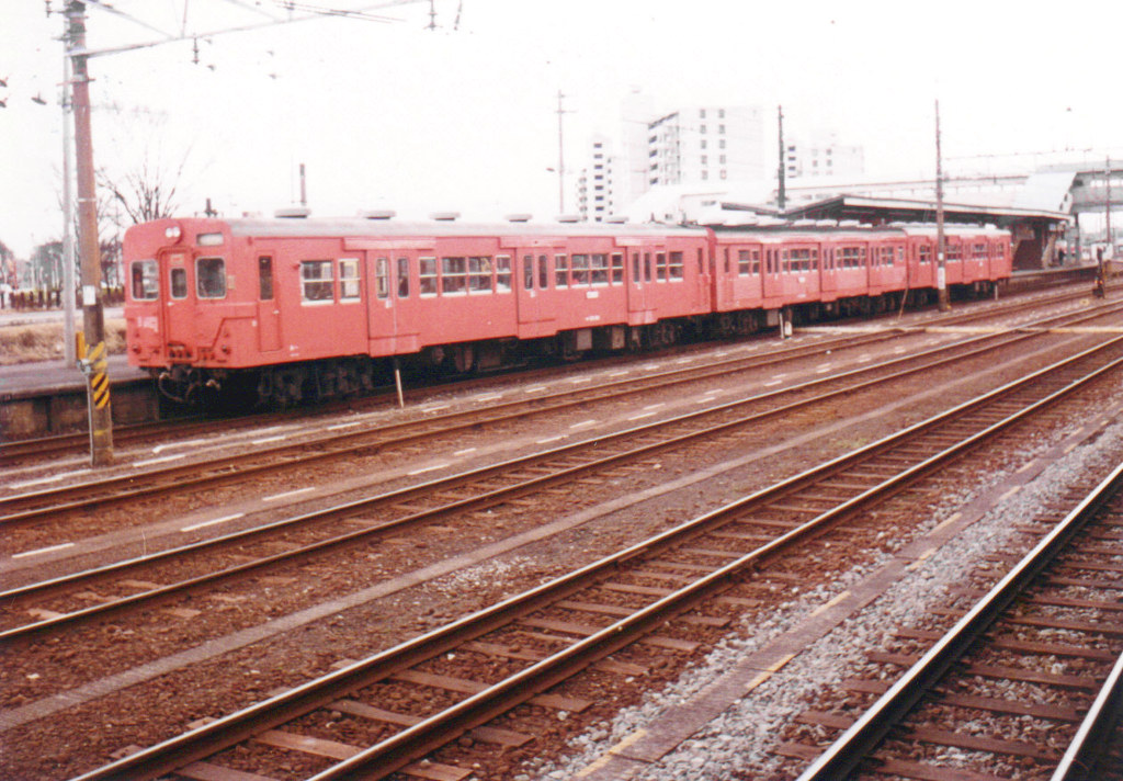 東京「拝島駅の八高線と青梅線」1986-1002