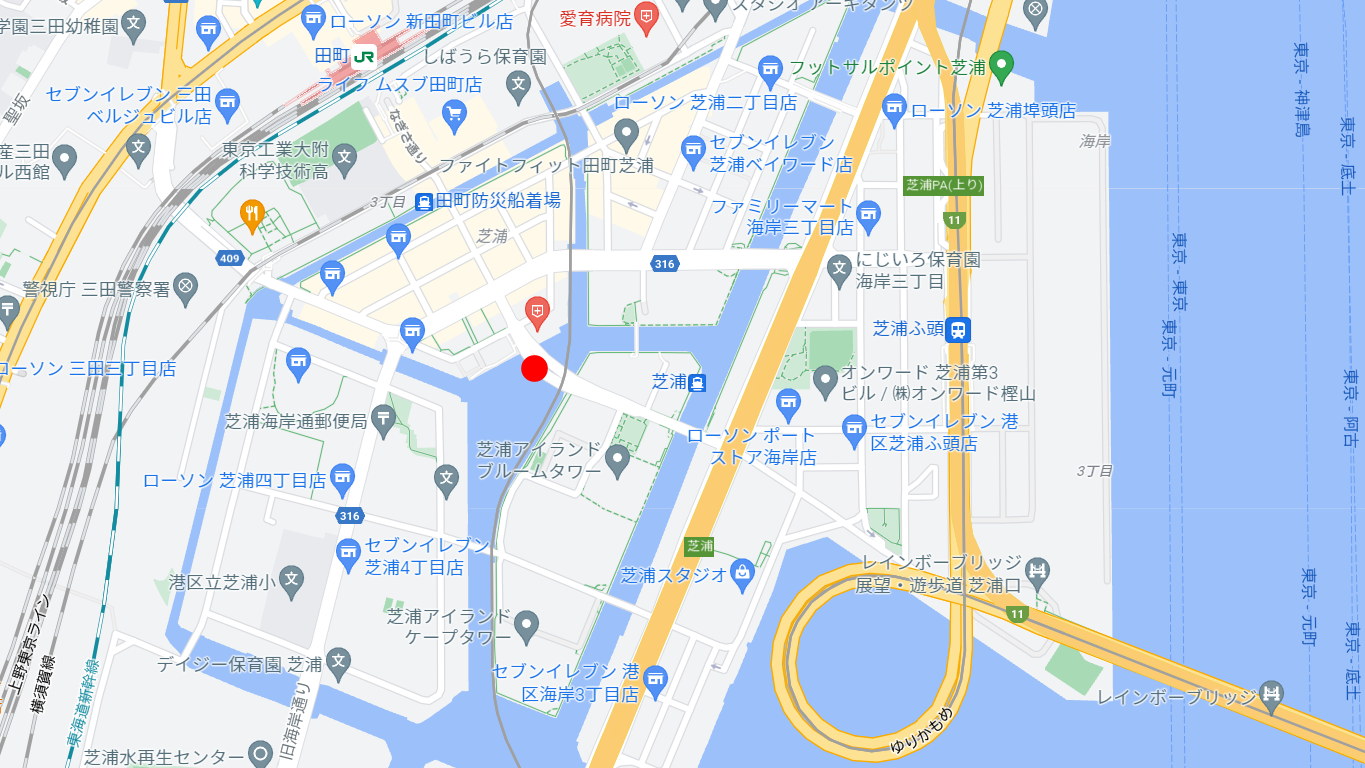 東京・芝浦「なぎさと運河とモノレール」2021秋-1002
