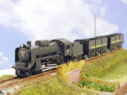 D51形の石炭貨物列車2