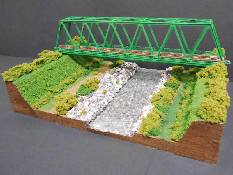 「鉄橋のある風景」モジュール全景