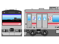 JR東日本205系（その18・仙石線・2WAYシート）のペーパークラフトへ