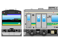 JR東日本205系（その22・南武支線）のペーパークラフトへ