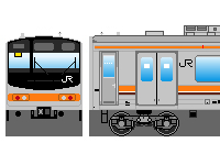 JR東日本205系（その8-1・武蔵野線）のペーパークラフトへ