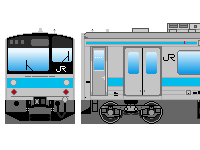 JR西日本205系（その1・阪和線）のペーパークラフトへ