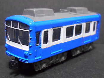 「京急電鉄800形BLUE SKY DHARMA（ウソ電）」車両全体像