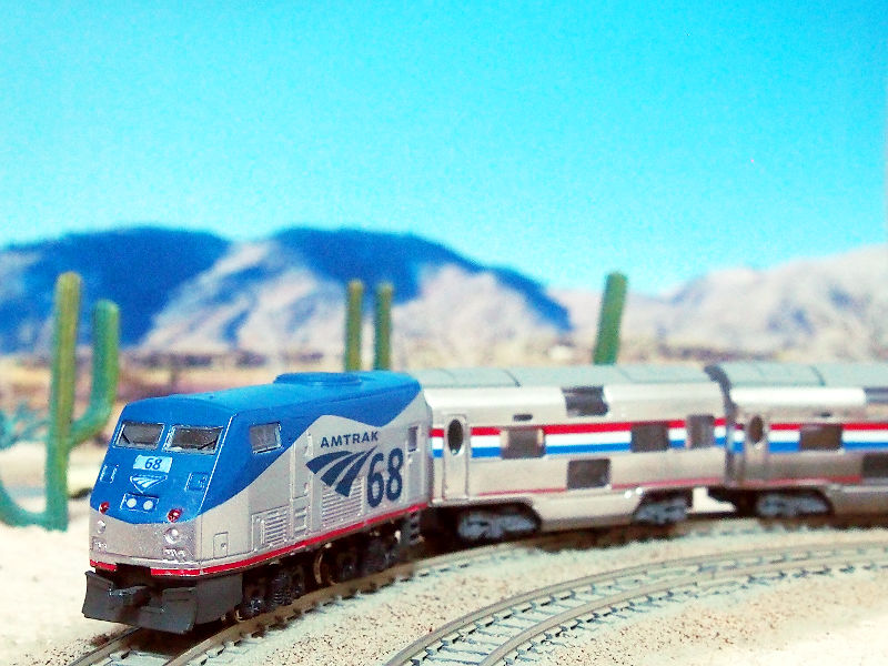 「アムトラック（Amtrak）ジェネシス＋スーパーライナー（ウソ電）」編成全体像