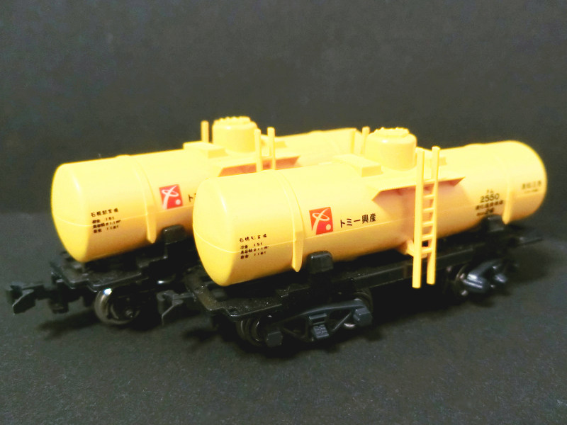 「国鉄タキ3000形（黄色）」車両全体像
