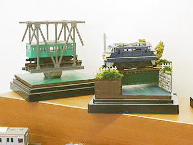 ワンジオ展示コーナーその5。鉄橋2種。